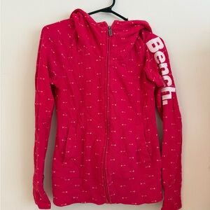 Bench Pink Arrow Pattern Hoodie